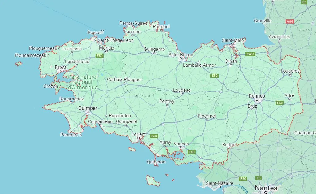 Maison moderne représentant le marché immobilier breton